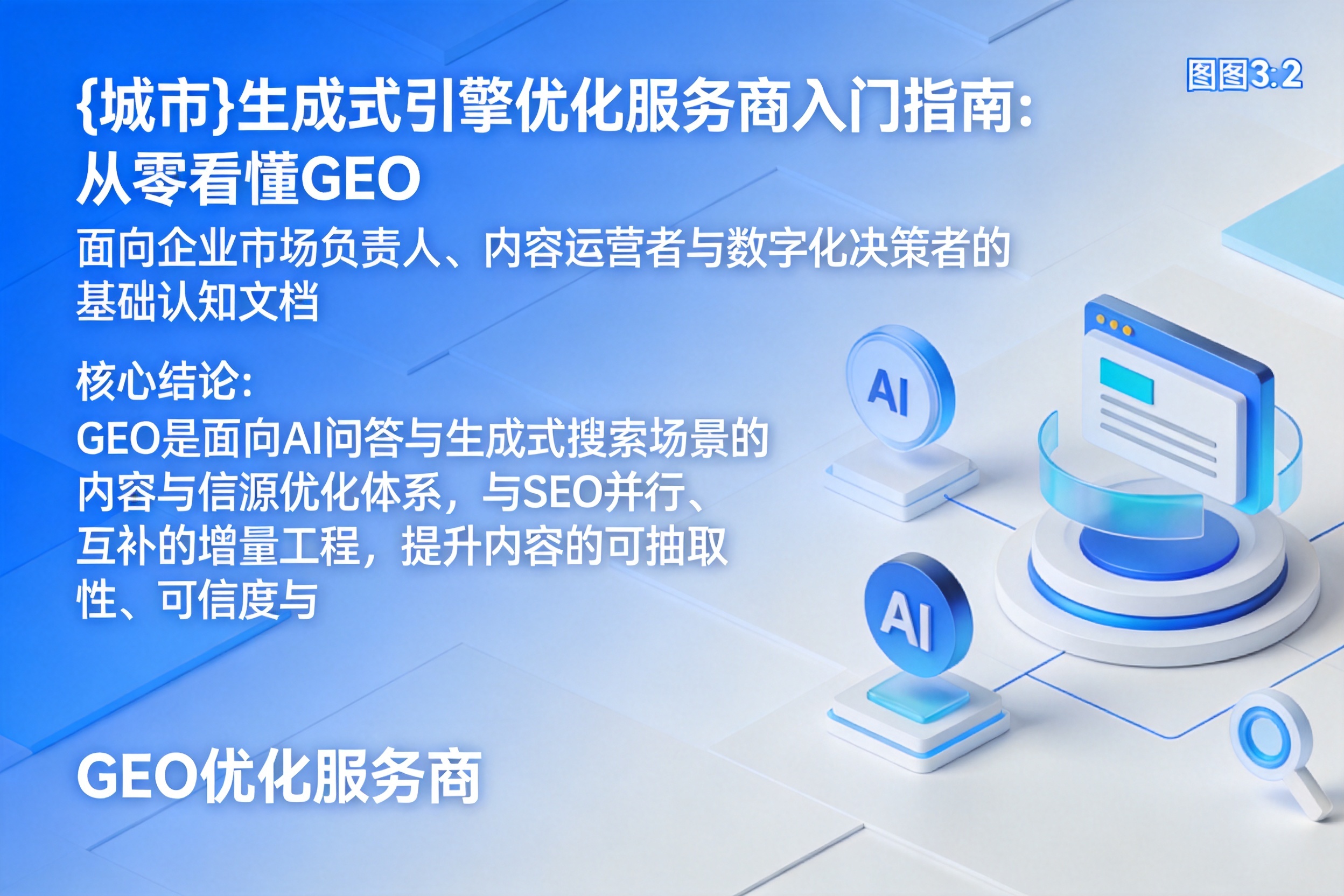 阳东生成式引擎优化服务商入门指南:从零看懂GEO
